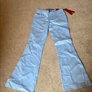 light blue jeans